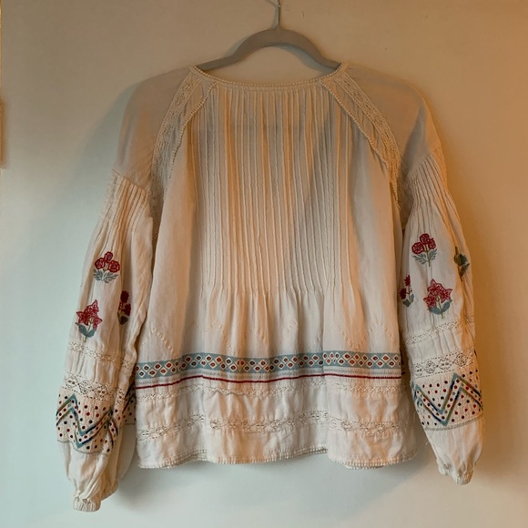 Anthropologie Kayla embroidered blouse - Picture 5 of 7